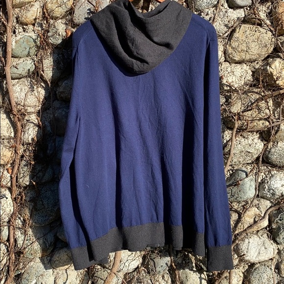 Banana republic cotton/wool blend hoodie men’s XL - Picture 3 of 5